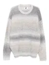 Izzue Gradient-dyed Jumper In Gray