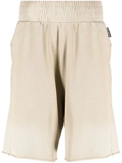 Izzue Gradient-effect Track Shorts In Neutrals