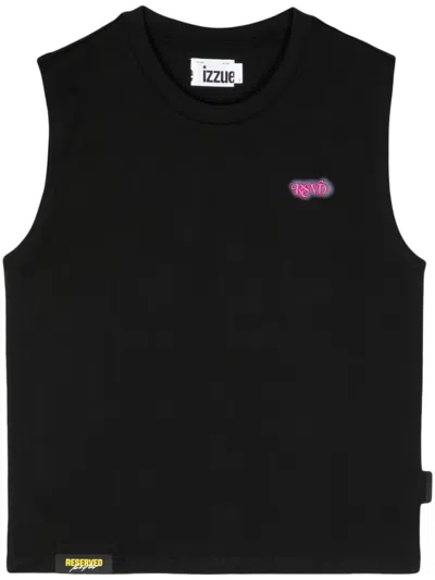 Izzue Graphic-print Cotton T-shirt In 黑色