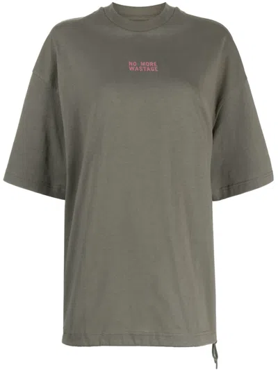 Izzue Graphic-print Cotton T-shirt In Green