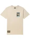 Izzue Graphic-print Cotton T-shirt In Neutrals
