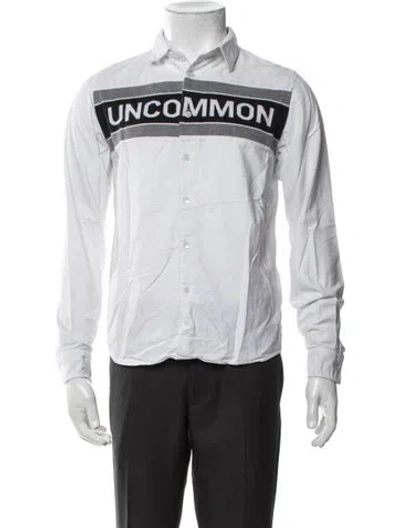 Pre-owned Izzue Graphic Print Long Sleeve Shirt In Black