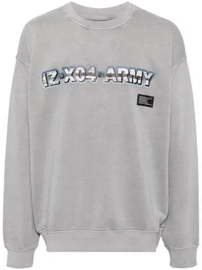 Izzue Graphic-print Long Sleeves Shirt In Blue