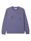 Izzue Graphic-print Sweatshirt In Purple