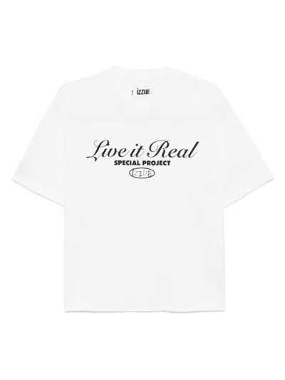 Izzue Graphic-print T-shirt In White