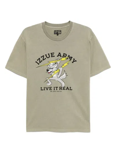 Izzue Graphic-print T-shirt In Neutral