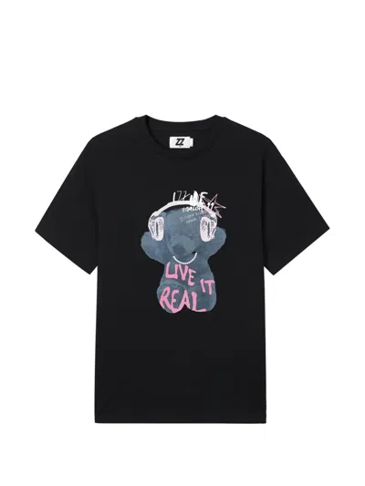 Izzue Graphic-print T-shirt In Black