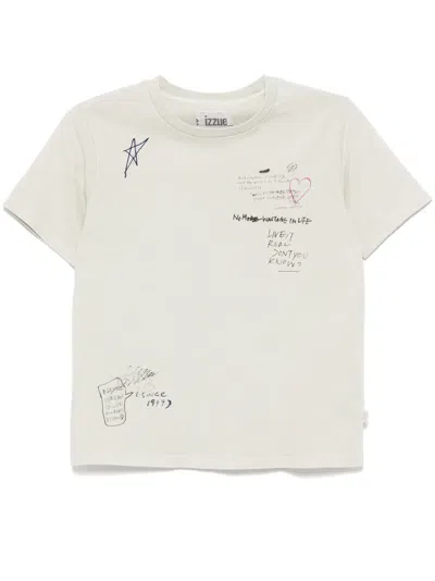 Izzue Graphic-print T-shirt In Grey
