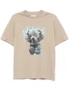 Izzue Graphic-print T-shirt In Neutrals