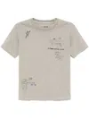 Izzue Graphic-print T-shirt In Neutrals