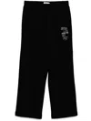 Izzue Graphic-print Track Pants In Black