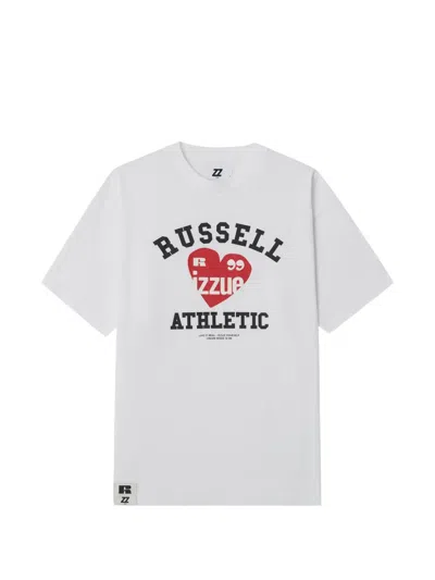 Izzue Graphic Print T-shirt In White