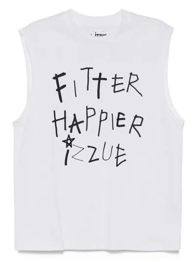 Izzue Graphic-print Vest In White