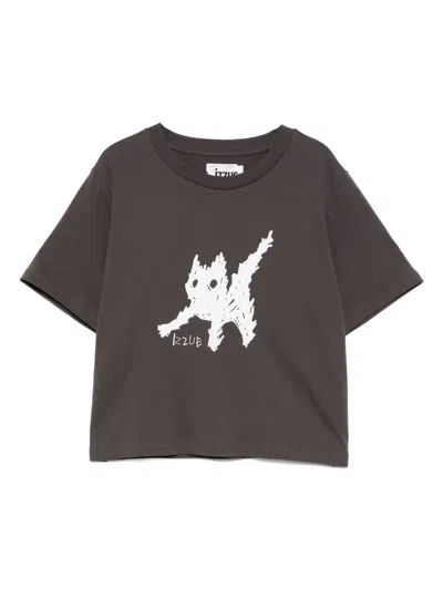 Izzue Graphic T-shirt In Gray