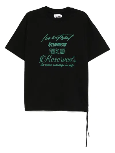 Izzue Graphic T-shirt In Black