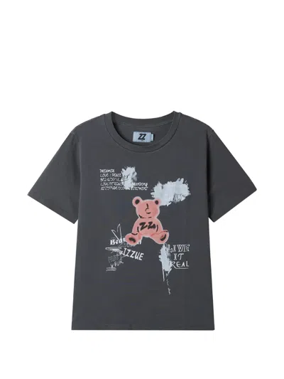 Izzue Graphic T-shirt In Black