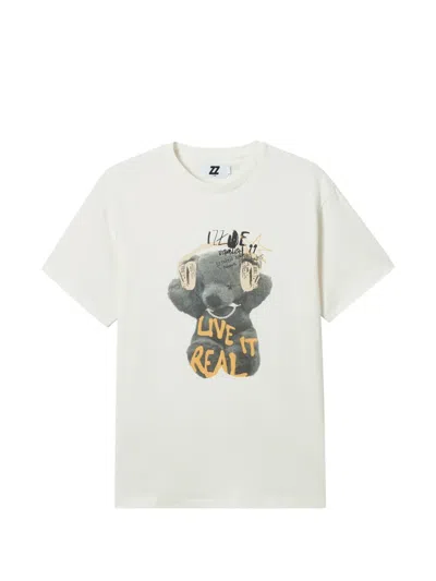 Izzue Graphic T-shirt In Yellow