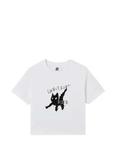 Izzue Graphic T-shirt In White