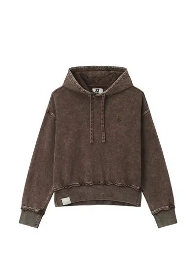 Izzue Graphic-print Drawstring Hoodie In Multi