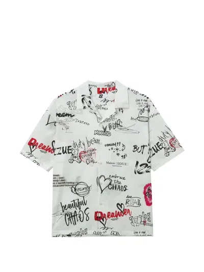 Izzue Graphic-print Shirt In White