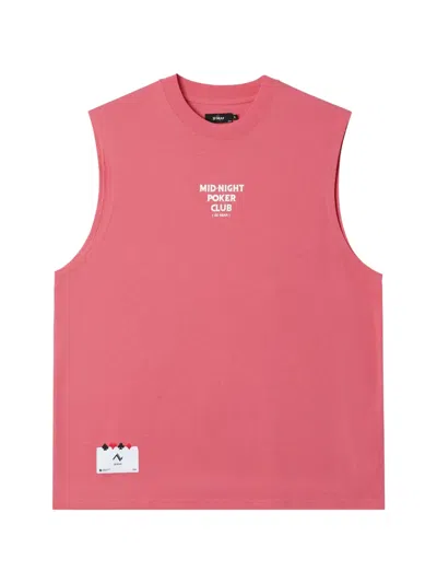 Izzue Graphic-print Sleeveless Top In Pink