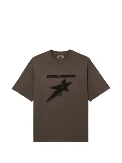 Izzue Graphic-print T-shirt In Brown