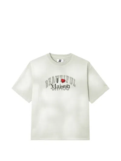 Izzue Graphic-print T-shirt In White