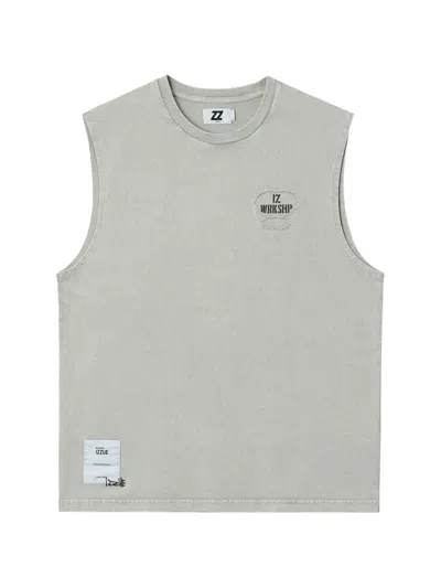 Izzue 민소매 티셔츠 In Gray