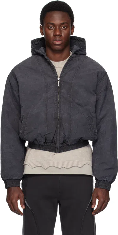 Izzue Gray Hooded Jacket In Ccx