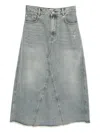 Izzue Heart Charm Skirt In Blue