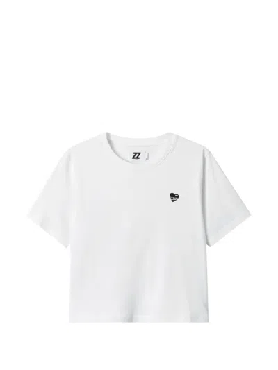 Izzue Heart-motif T-shirt In White