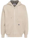 Izzue Hooded Jumper In Neutrals
