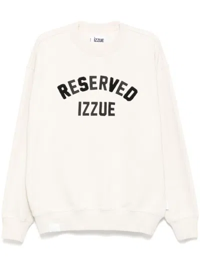 Izzue Interlock Logo Sweatshirt In Neutrals
