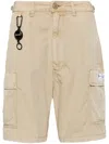 Izzue Keyring-attachment Cargo Shorts In Brown