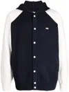 Izzue Logo-appliqué Bomber Jacket In Blue