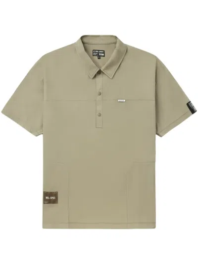 Izzue Logo-appliquéd Polo Shirt In Green