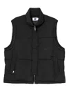 Izzue Logo-embossed Gilet In Black