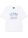 Izzue Logo-embrodiered T-shirt In White