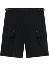Izzue Logo-embroidered Cargo Shorts In Black
