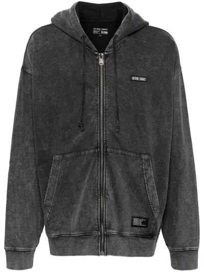 Izzue Logo-embroidered Drawstring Hoodie In Green