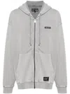 Izzue Logo-embroidered Hooded Jacket In Grey
