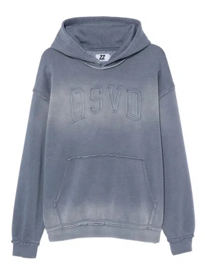 Izzue Logo-embroidered Hoodie In Blue