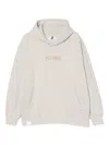 Izzue Logo-embroidered Hoodie In Gray