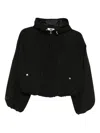 Izzue Logo-embroidered Jacket In Black