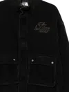 Izzue Jacke Mit Logo-stickerei In Black