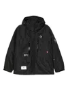 Izzue Logo-embroidered Jacket In Black