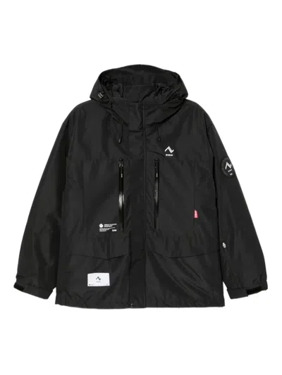 Izzue Logo-embroidered Jacket In Black