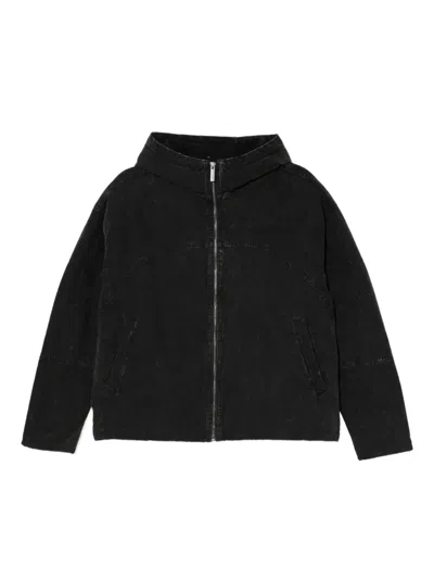 Izzue Logo-embroidered Jacket In Black