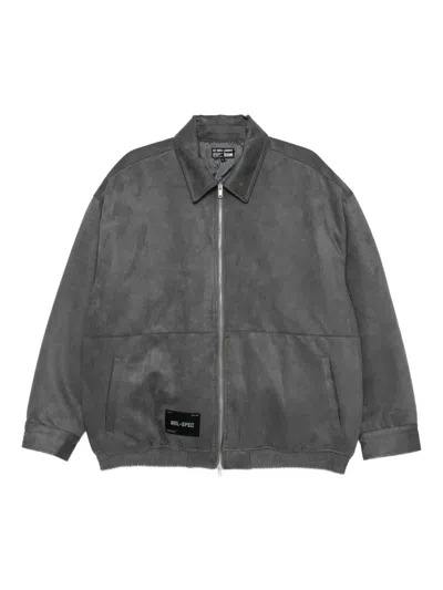 Izzue Logo-embroidered Jacket In Blue