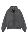 Izzue Jacke Mit Logo-stickerei In Gray